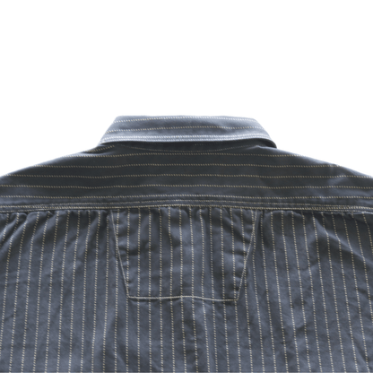 SUGAR CANE シュガーケーン SC29585 FICTION ROMANCE 8.5oz. BLACK WABASH STRIPE WORK SHIRT ブラックウォバッシュ ストライプワークシャツ