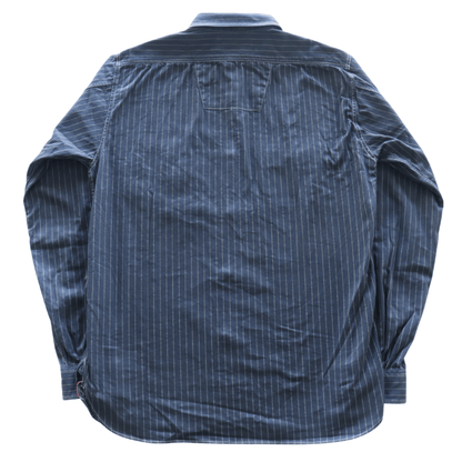 SUGAR CANE シュガーケーン SC29585 FICTION ROMANCE 8.5oz. BLACK WABASH STRIPE WORK SHIRT ブラックウォバッシュ ストライプワークシャツ