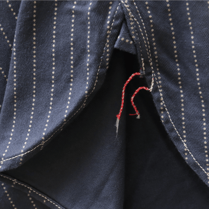 SUGAR CANE シュガーケーン SC29585 FICTION ROMANCE 8.5oz. BLACK WABASH STRIPE WORK SHIRT ブラックウォバッシュ ストライプワークシャツ