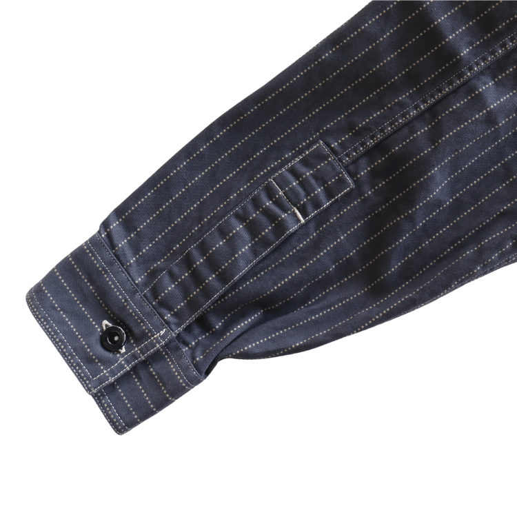 SUGAR CANE シュガーケーン SC29585 FICTION ROMANCE 8.5oz. BLACK WABASH STRIPE WORK SHIRT ブラックウォバッシュ ストライプワークシャツ