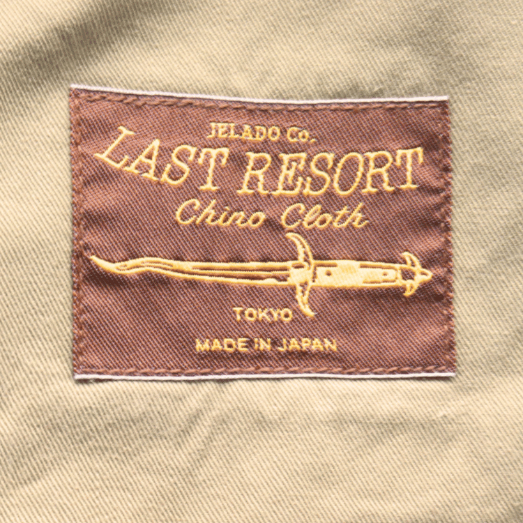 JELADO ジェラード AG94341A 41 Khaki Lastresort Chino Cloth ラストリゾート チノクロス