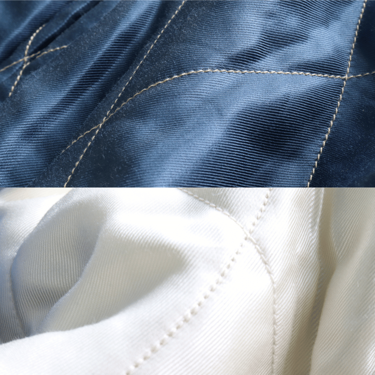 TAILOR TOYO テーラー東洋 TT15792-138 Mid 1950s Style Velveteen Souvenir Jacket “WHITE DRAGON” × “BLACK EAGLE” 別珍スーベニアジャケット 別珍 スカジャン 白龍 黒鷲リバーシブル 2トーン サテン生地 スーベニアジャケット 刺繍