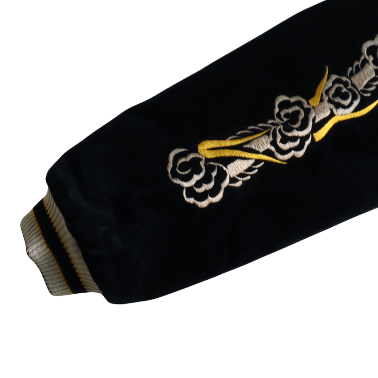 TAILOR TOYO テーラー東洋 TT15792-128 Mid 1950s Style Velveteen Souvenir Jacket “ROARING TIGER” × “JAPAN MAP” 別珍スーベニアジャケット 別珍 スカジャン 虎 日本地図リバーシブル 2トーン サテン生地 スーベニアジャケット 刺繍