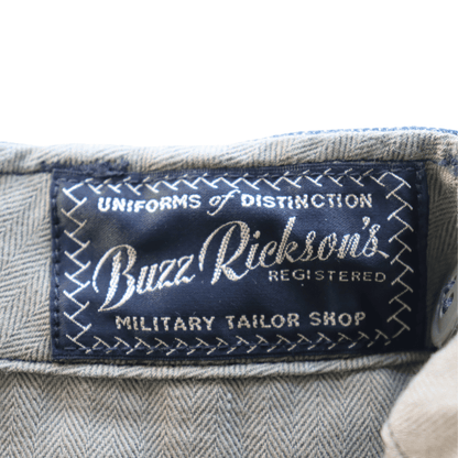 BUZZ RICKSON'S バズリクソンズ BR42596 TROUSERS, FIELD, Type M-1943 “DENIM CIVILIAN MODEL”デニム シビリアンモデル アーミートラウザーズ