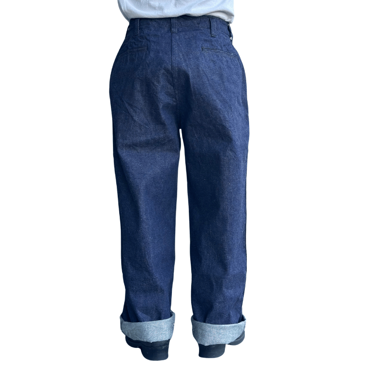 BUZZ RICKSON'S バズリクソンズ BR42596 TROUSERS, FIELD, Type M-1943 “DENIM CIVILIAN MODEL”デニム シビリアンモデル アーミートラウザーズ