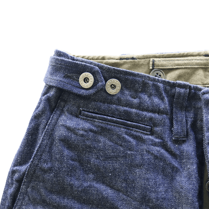 BUZZ RICKSON'S バズリクソンズ BR42596 TROUSERS, FIELD, Type M-1943 “DENIM CIVILIAN MODEL”デニム シビリアンモデル アーミートラウザーズ