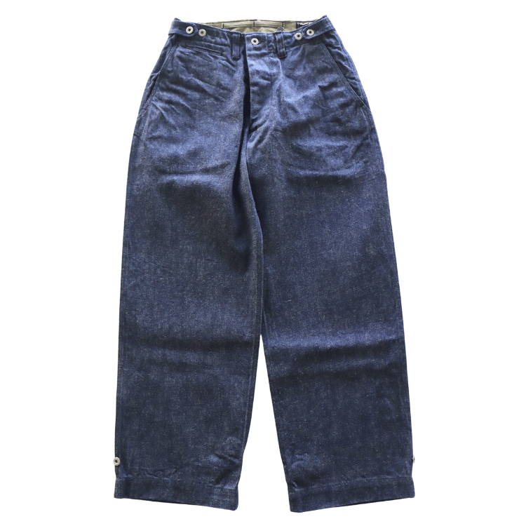 BUZZ RICKSON'S バズリクソンズ BR42596 TROUSERS, FIELD, Type M-1943 “DENIM CIVILIAN MODEL”デニム シビリアンモデル アーミートラウザーズ