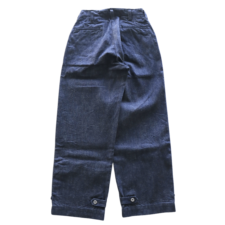 BUZZ RICKSON'S バズリクソンズ BR42596 TROUSERS, FIELD, Type M-1943 “DENIM CIVILIAN MODEL”デニム シビリアンモデル アーミートラウザーズ
