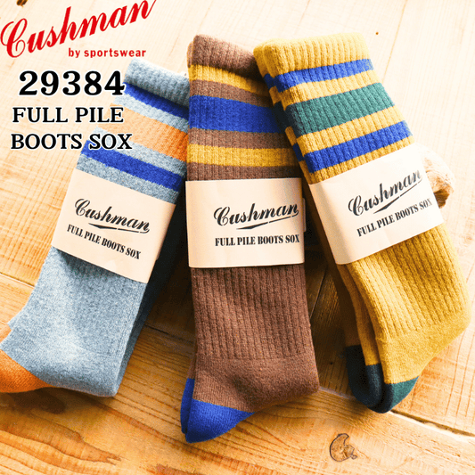 CUSHMAN クッシュマン 29384 FULL PILE BOOTS SOX フルパイルブーツソックス 靴下 ソックス ブーツ用 厚手