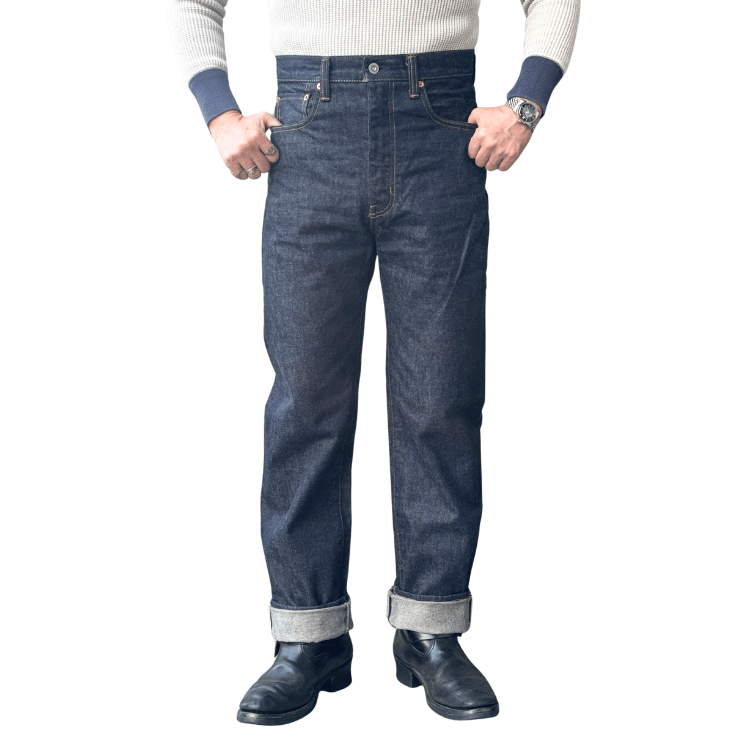 STRASSBURGER ストラスバーガー SBJ-145-666 JUMBO 14.5oz SELVEDGE CLASSIC SLIM STRAIGHT JEANS ジャンボ セルビッチ クラシックスリムジーンズ