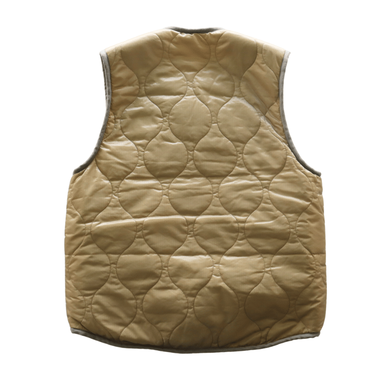 CUSHMAN クッシュマン 21500 QUILTING & FUR REVERSIBLE VEST キルティングアンドファー リバーシブルベスト ミリタリー キルトベスト アクリルファーリバーシブル インナーベスト アウターベスト