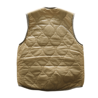 CUSHMAN クッシュマン 21500 QUILTING & FUR REVERSIBLE VEST キルティングアンドファー リバーシブルベスト ミリタリー キルトベスト アクリルファーリバーシブル インナーベスト アウターベスト