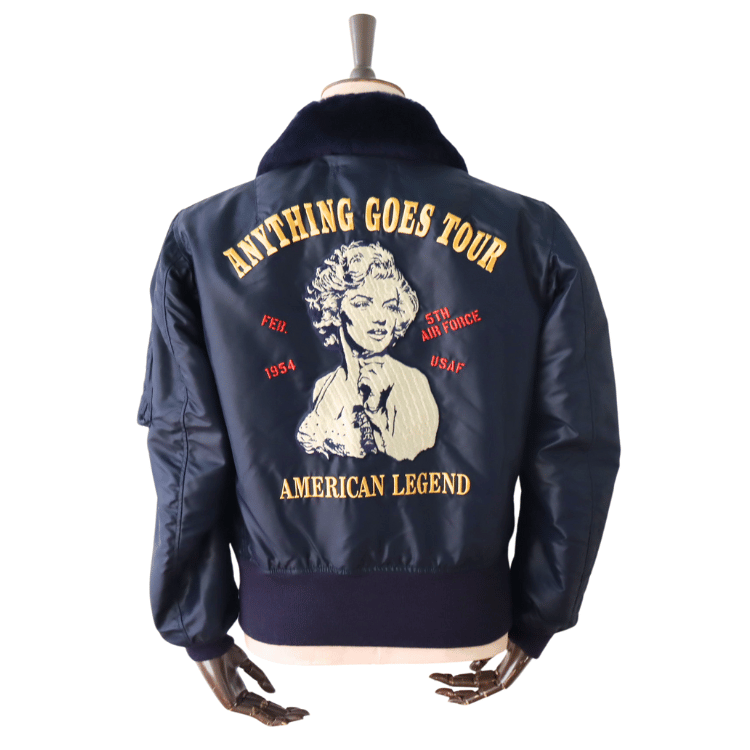 TOYS McCOY トイズマッコイ TMJ2520 TYPE B-15C ALBERT TURNER & CO.,INC. MARILYN MONROE "ANYTHING GOES TOUR" B-15C ジャケット ミリタリージャケット マリリンモンロー