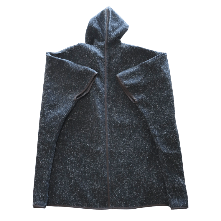 The 2 Monkeys TM12443 Montagnard Poncho モンタニャールポンチョ 山賊 ケープ モチーフ モンタニャール 山の民