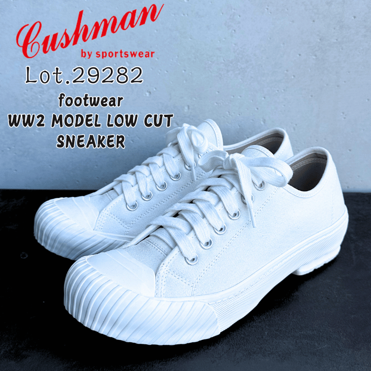 CUSHMAN footwear クッシュマン CUSHMAN 29282 WW2 MODEL LOW CUT SNEAKWE ローカット キャンバス スニーカー