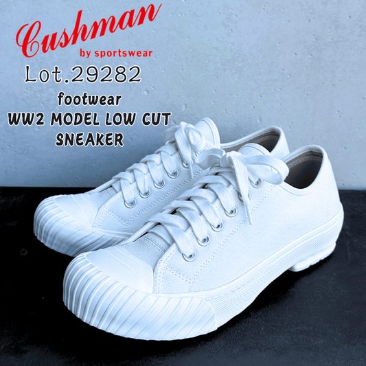 CUSHMAN footwear クッシュマン CUSHMAN 29282 WW2 MODEL LOW CUT SNEAKWE ローカット キャンバス スニーカー