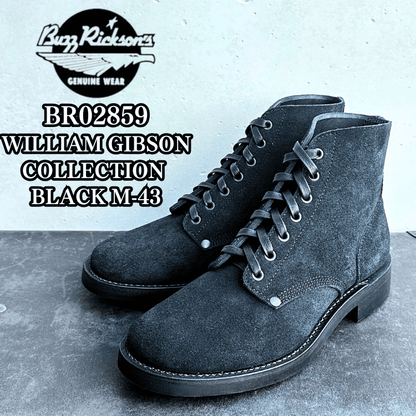 BUZZ RICKSON'S バズリクソンズ BR02859 WILLIAM GIBSON COLLECTION BLACK M-43 ウィリアムギブソンコレクションブラック M-43 サービスシューズ