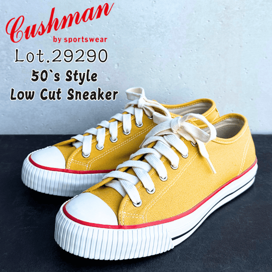 CUSHMAN クッシュマン 29290  50s STYLE LOWCUT SNEAKER ローカットスニーカー キャンバス