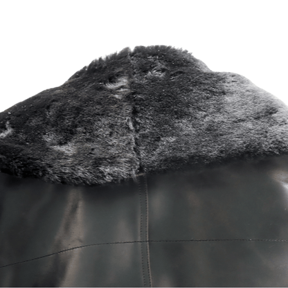 BUZZ RICKSON'S バズリクソンズ BR80664 WILLIAM GIBSON COLLECTION BLACK B-2 ウィリアムギブソンコレクション ブラックB-2 レザージャケット 革ジャン フライトジャケット B-2 小説家 ウィリアムギブソン ブラックシリーズ ムートン襟