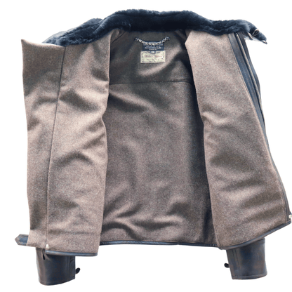 BUZZ RICKSON'S バズリクソンズ BR80664 WILLIAM GIBSON COLLECTION BLACK B-2 ウィリアムギブソンコレクション ブラックB-2 レザージャケット 革ジャン フライトジャケット B-2 小説家 ウィリアムギブソン ブラックシリーズ ムートン襟