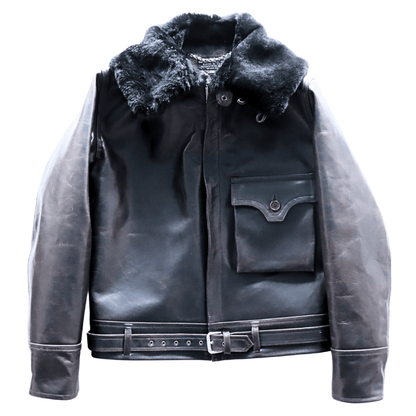 BUZZ RICKSON'S バズリクソンズ BR80664 WILLIAM GIBSON COLLECTION BLACK B-2 ウィリアムギブソンコレクション ブラックB-2 レザージャケット 革ジャン フライトジャケット B-2 小説家 ウィリアムギブソン ブラックシリーズ ムートン襟