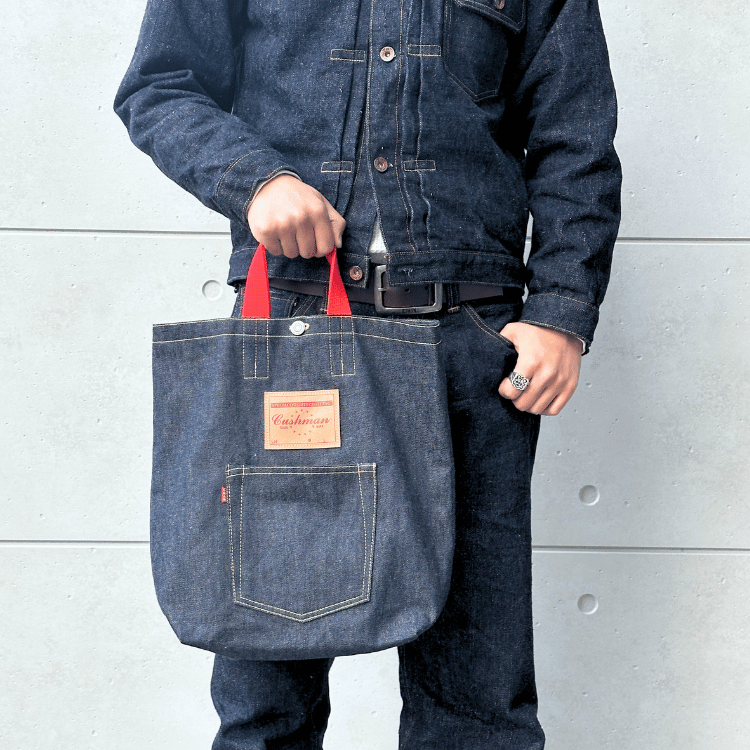 CUSHMAN クッシュマン 13.5oz XX DENIM TOTE BAG デニムトートバッグ 29371