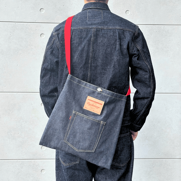 CUSHMAN クッシュマン 29372 13.5oz DENIM SHOULDER BAG デニム ショルダーバッグ