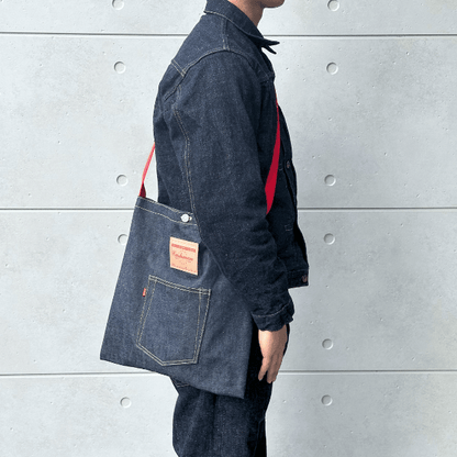 CUSHMAN クッシュマン 29372 13.5oz DENIM SHOULDER BAG デニム ショルダーバッグ