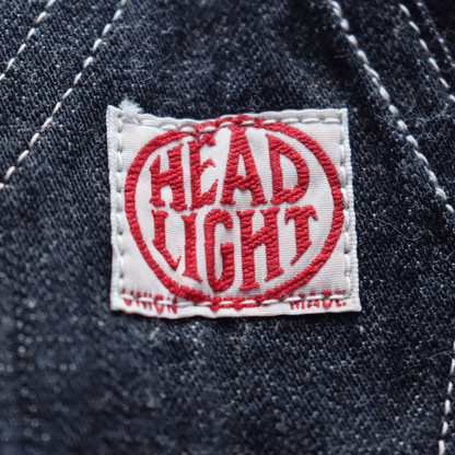 HEADLIGHT ヘッドライト HD42611 HEADLIGHT 9.5oz. SPECIAL WEAVE DENIM HIGH BACK OVERALLS スペシャルウィーブデニム ハイバックオーバーオール デニム ワークパンツ オーバーオール 1925年モデル