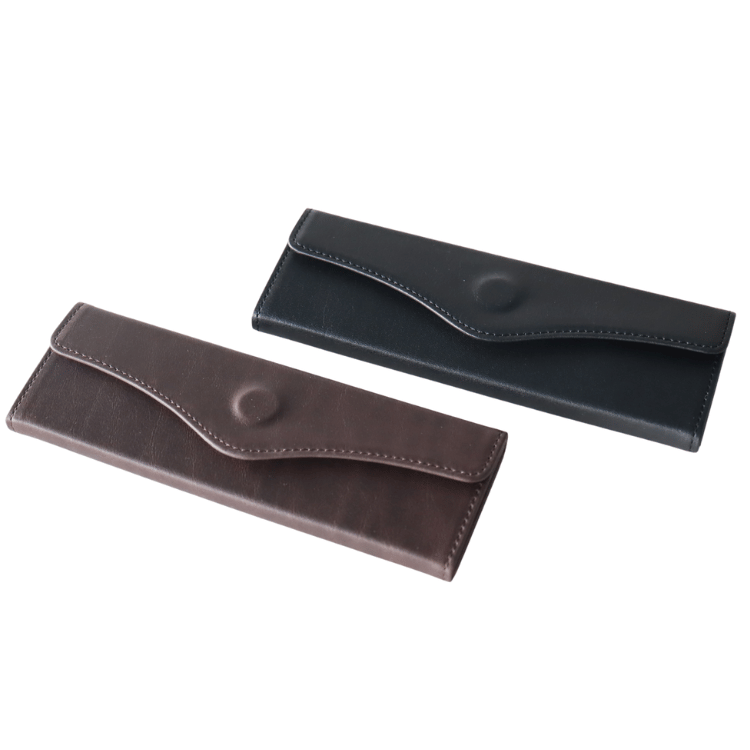 BUZZ RICKSON'S バズリクソンズ BR02871 BUZZ RICKSON'S LEATHER GLASSES CASE レザーグラスケース グッズ メガネケース レザー用品 折りたたみメガネケース