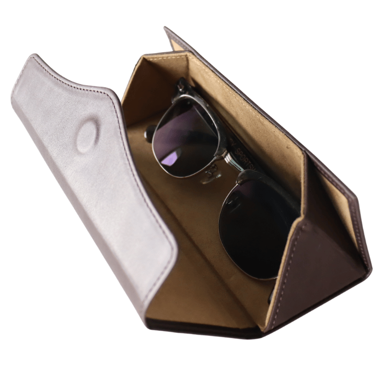 BUZZ RICKSON'S バズリクソンズ BR02871 BUZZ RICKSON'S LEATHER GLASSES CASE レザーグラスケース グッズ メガネケース レザー用品 折りたたみメガネケース