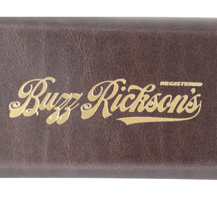 BUZZ RICKSON'S バズリクソンズ BR02871 BUZZ RICKSON'S LEATHER GLASSES CASE レザーグラスケース グッズ メガネケース レザー用品 折りたたみメガネケース