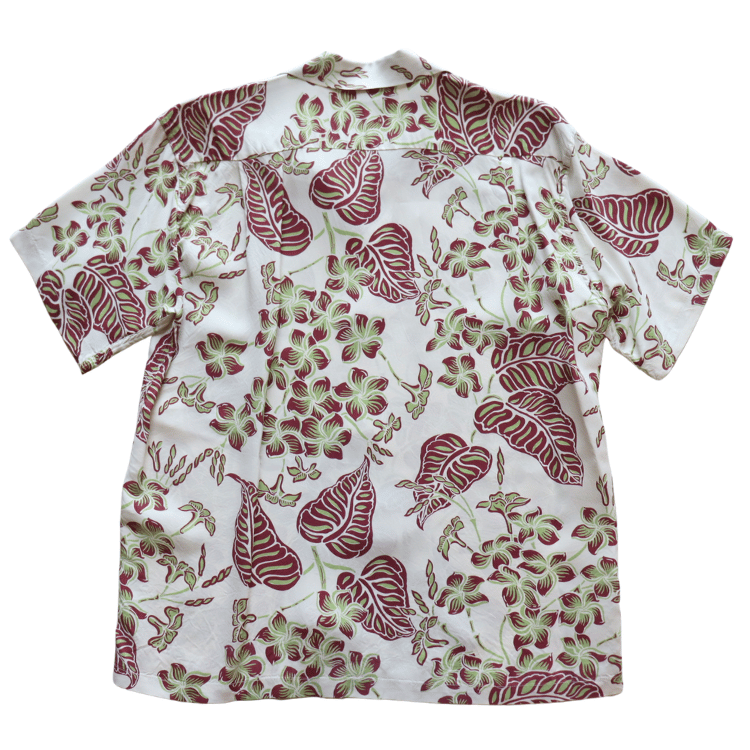 SUN SURF サンサーフ SS39621 S/S RAYON HAWAIIAN SHIRT “PLUMERIA BLOSSOMS” レーヨンハワイアンシャツ プルメリアブロッサム ハワイアンシャツ アロハシャツ 半袖シャツ 花柄