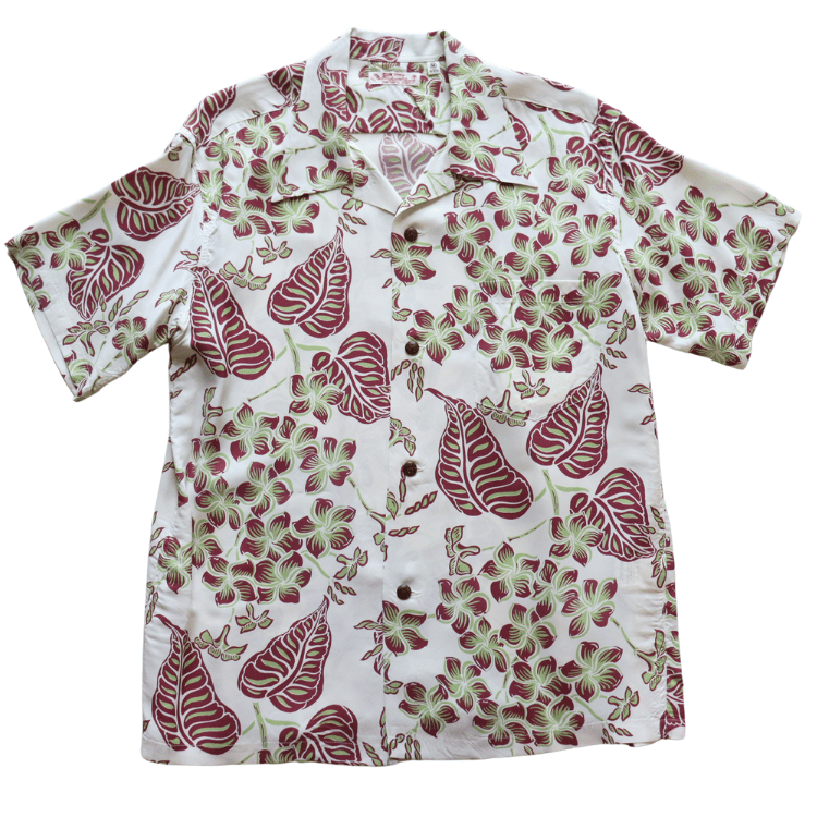 SUN SURF サンサーフ SS39621 S/S RAYON HAWAIIAN SHIRT “PLUMERIA BLOSSOMS” レーヨンハワイアンシャツ プルメリアブロッサム ハワイアンシャツ アロハシャツ 半袖シャツ 花柄