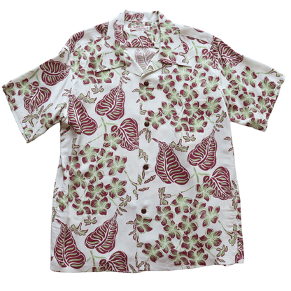SUN SURF サンサーフ SS39621 S/S RAYON HAWAIIAN SHIRT “PLUMERIA BLOSSOMS” レーヨンハワイアンシャツ プルメリアブロッサム ハワイアンシャツ アロハシャツ 半袖シャツ 花柄