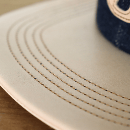 JELADO ジェラード AB21750 JELADO×BRUNEL＆Co.HATMAKERS B.B.CAP ブルーネルハットメイカーズ  ベースボールキャップ 帽子 カウハイド  ホースハイド 白タグ デニム 革