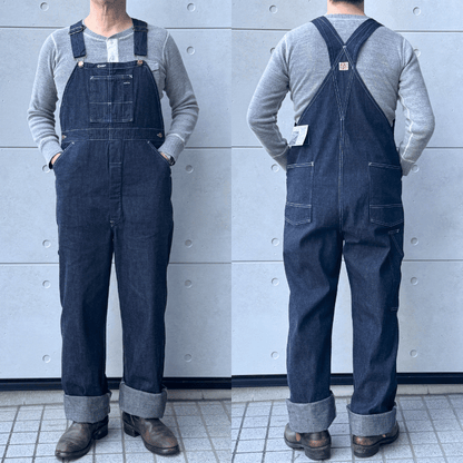 HEADLIGHT ヘッドライト HD42611 HEADLIGHT 9.5oz. SPECIAL WEAVE DENIM HIGH BACK OVERALLS スペシャルウィーブデニム ハイバックオーバーオール デニム ワークパンツ オーバーオール 1925年モデル