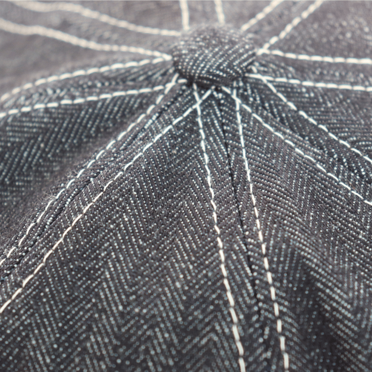 DAPPER'S ダッパーズ LOT1836 Classical Casquette TypeA クラシカルキャスケット 帽子 キャスケット ノンウォッシュ インディゴ デニム ブラックデニム クラシカル