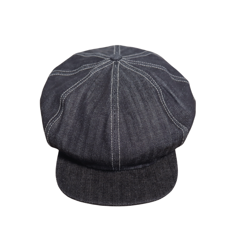 DAPPER'S ダッパーズ LOT1836 Classical Casquette TypeA クラシカルキャスケット 帽子 キャスケット ノンウォッシュ インディゴ デニム ブラックデニム クラシカル