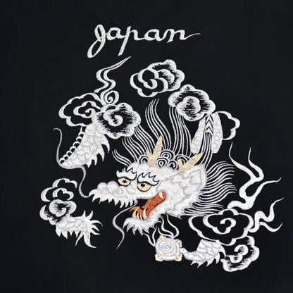 TAILOR TOYO テーラー東洋 TT79388 SUKA T-SHIRT EMBROIDERED FLOATING DRAGON スカT