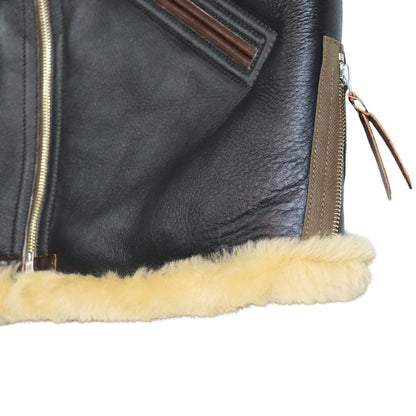 Y'2 LEATHER ワイツーレザー B-6 COLOMER MOUTON SKIN Type B-6 フライトジャケット コロメールムートン