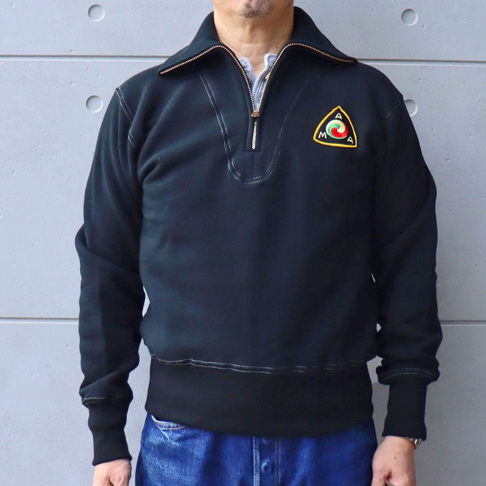 CUSHMAN クッシュマン 26356 HALF ZIP TURTLE SWEAT (KEYSTONE MC) ハーフジップ タートルスウェット
