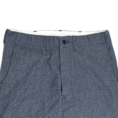 CUSHMAN 22686 BLACK CHAMBRAY 41 TROUSERS - Black Chambray 41 Trousers / 41 Chino Trousers - Work Pants, Wide Silhouette