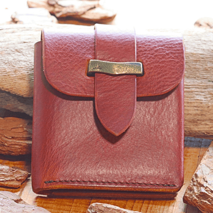 池之端銀革店 Haru HC-536 イタリアンレザーギャルソンコンパクトウォレット 2つ折りウォレット