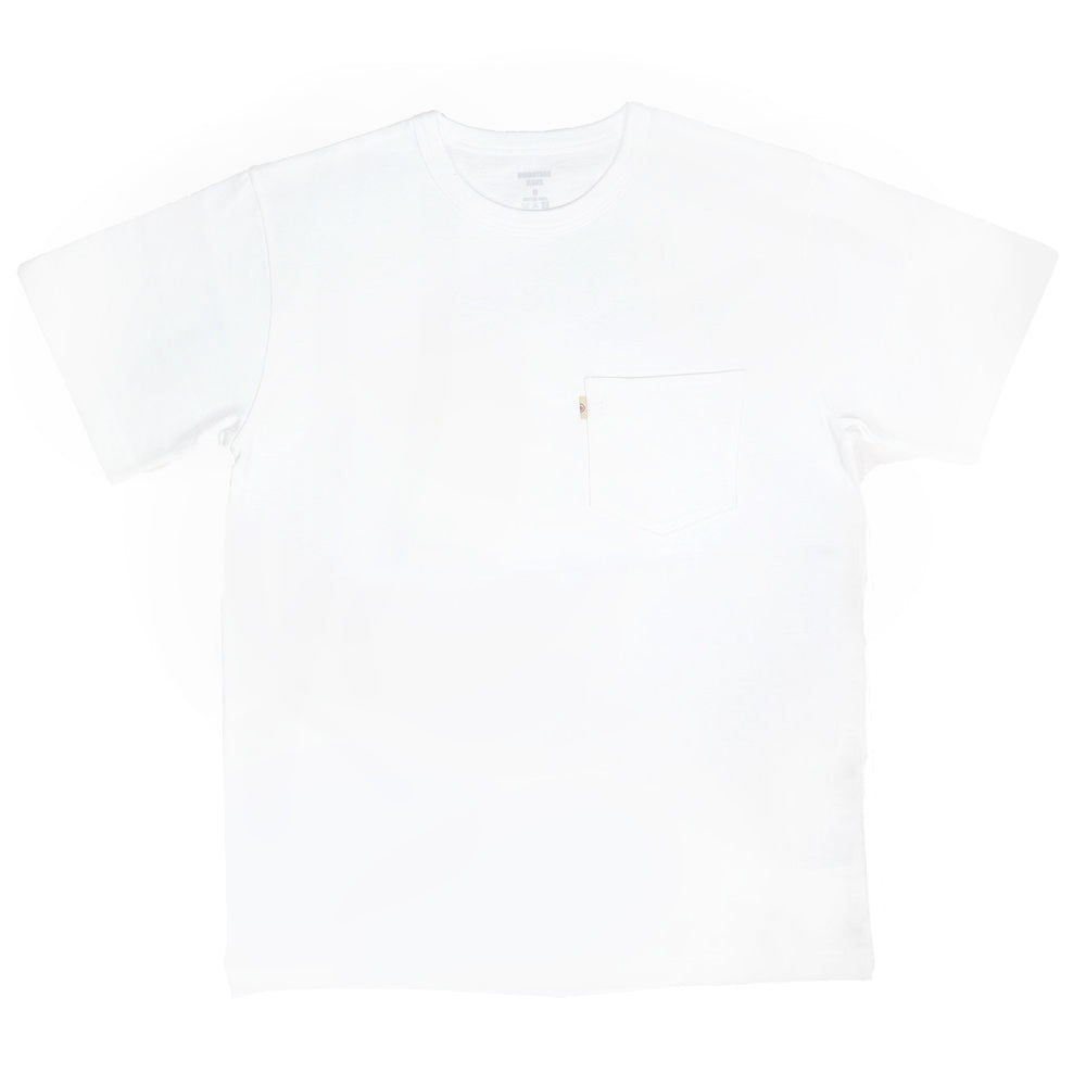 MOMOTARO JEANS 桃太郎ジーンズ MXTS1016 ZIMBABWE COTTON BOXPOCKETS/S T-SHIRT ジンバブエコットン  ボックスポケット 半袖Tシャツ