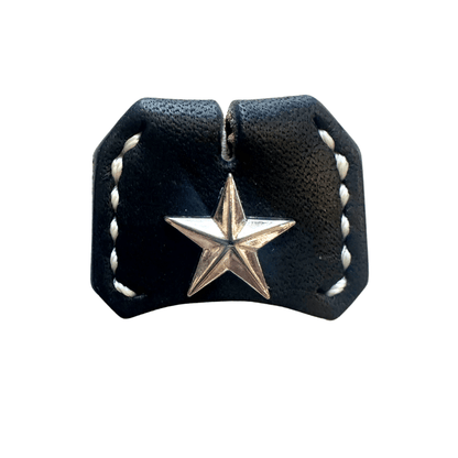 KC's KKC001 Key Cover Barn Star Americana Key Cover Horsehide Steerhide Star Charm