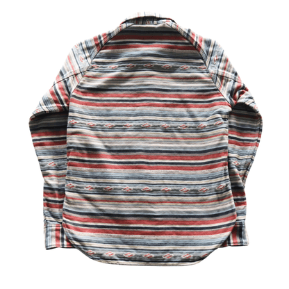 DELUXEWARE デラックスウエア 7649C NATIVE BORDER ネイティブボーダー ヘビーネルシャツ