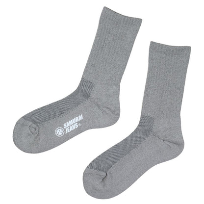 SAMURAI JEANS サムライジーンズ SJK24-WASHI ロゴプリント 和紙ソックス 靴下