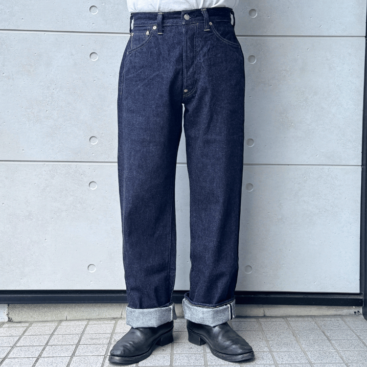 SUGAR CANE シュガーケーン SC42025 13oz. DENIM WAIST OVERALLS 2025 MODEL (WIDE LEG) 13オンス デニム ウエストオーバーオールズ 2025年モデル Gパン デニムパンツ ワイド
