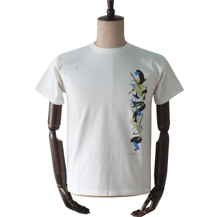 SAMURAI JEANS SJST26-103 Heavyweight T-shirt Short Sleeve T-shirt Print T-shirt